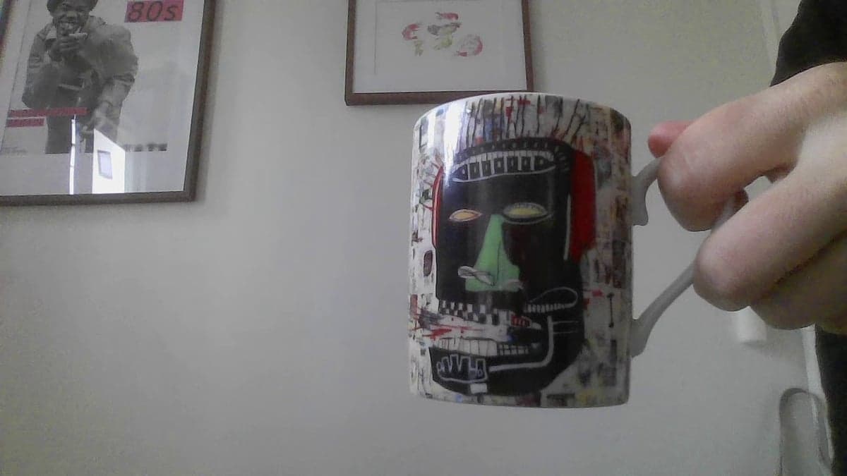 Mug Design Abstrait Multicolore