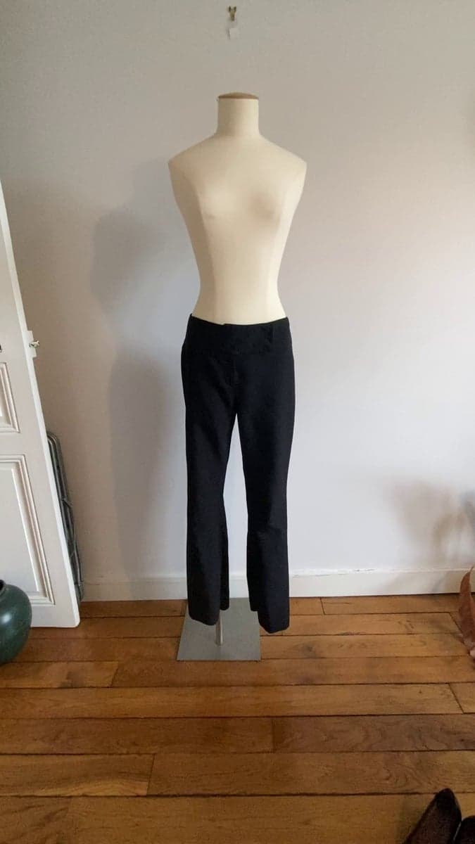 Pantalon Noir Décontracté